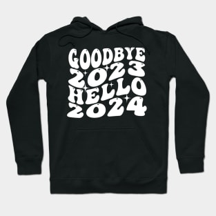 Goodbye 2023 Hello 2024 Hoodie